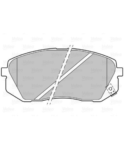 Valeo Колодки дисковые передние