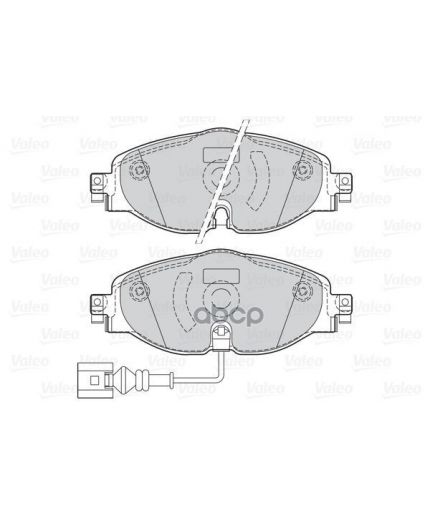 Valeo Колодки дисковые