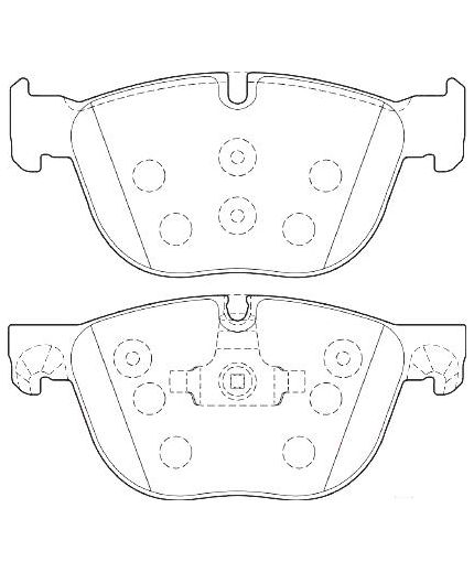 Valeo Колодки дисковые