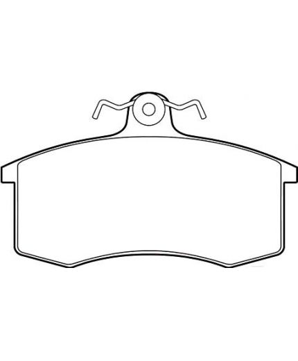 Valeo Колодки дисковые