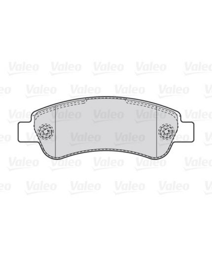 Valeo Колодки дисковые
