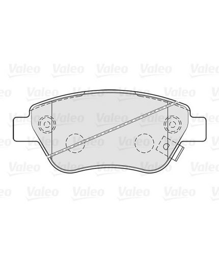 Valeo Колодки дисковые