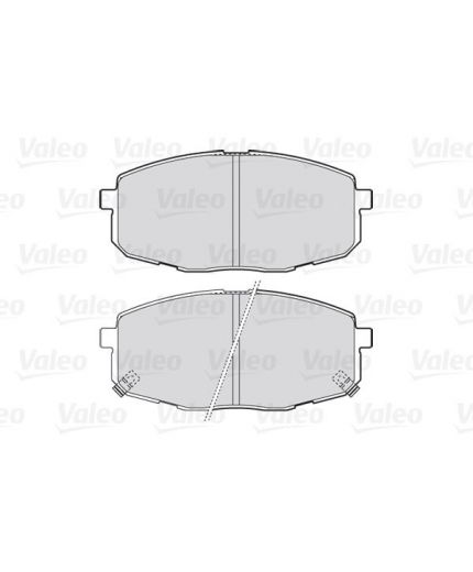 Valeo Колодки дисковые