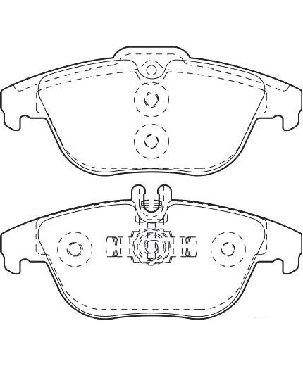 Valeo Колодки дисковые