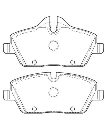 Valeo Колодки дисковые