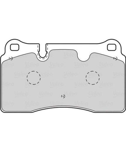 Valeo Колодки дисковые передние