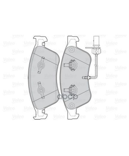 Valeo Колодки дисковые передние