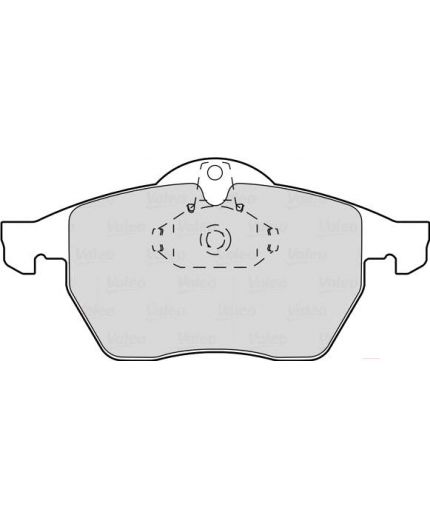 Valeo Колодки дисковые передние