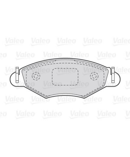 Valeo Колодки дисковые передние