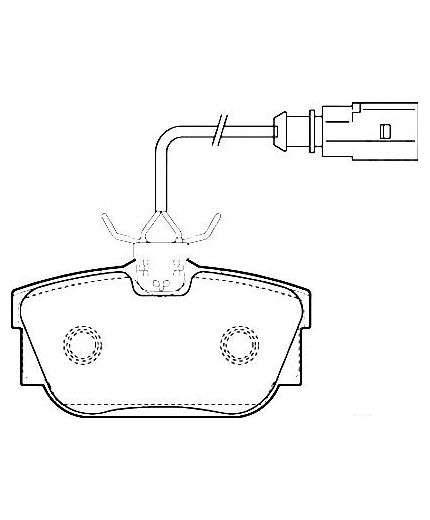 Valeo Колодки дисковые задние