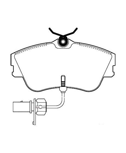 Valeo Колодки дисковые