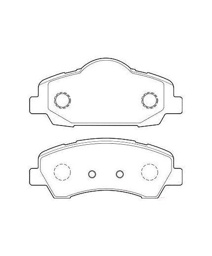 Valeo Колодки дисковые передние