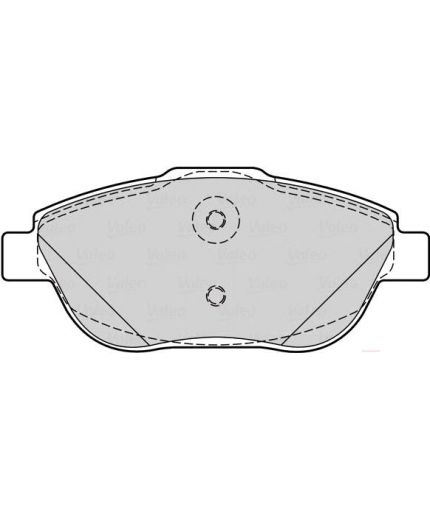 Valeo Колодки дисковые