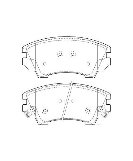 Valeo Колодки дисковые передние