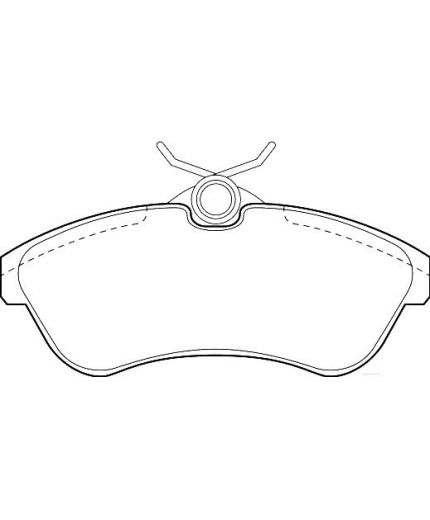 Valeo Колодки дисковые передние