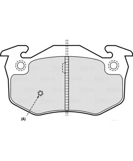 Valeo Колодки дисковые