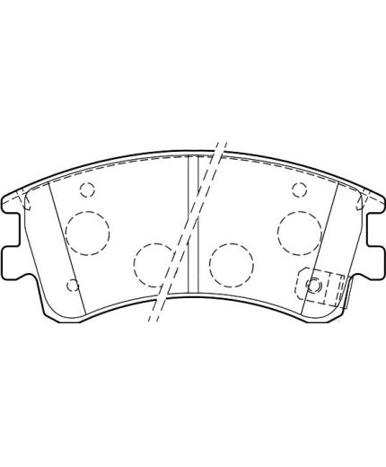 Valeo Колодки дисковые передние
