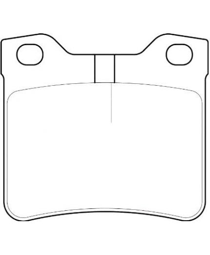 Valeo Колодки дисковые задние