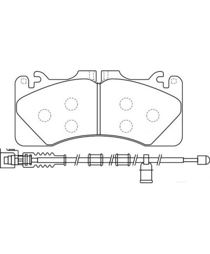 NiBK Колодки дисковые