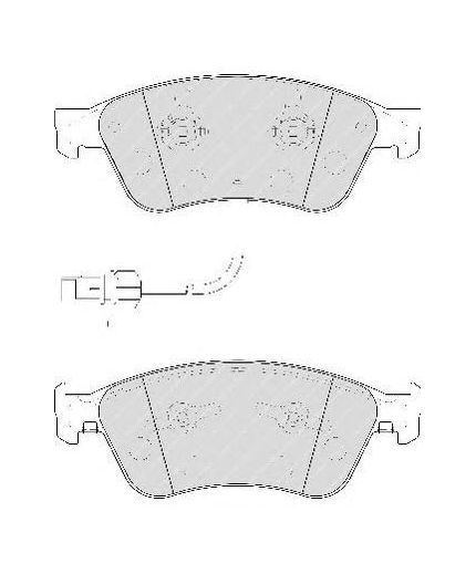 Ferodo Колодки дисковые передние