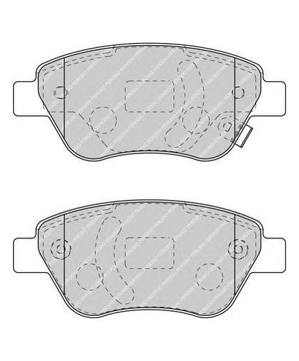 Ferodo Колодки дисковые передние
