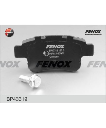FENOX Колодки дисковые