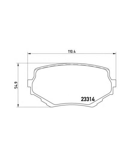 BREMBO Колодки дисковые