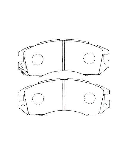 Akebono Колодки дисковые
