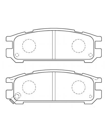 Akebono Колодки дисковые