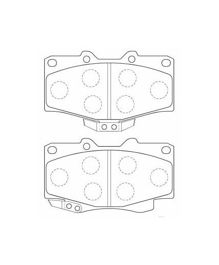Akebono Колодки дисковые