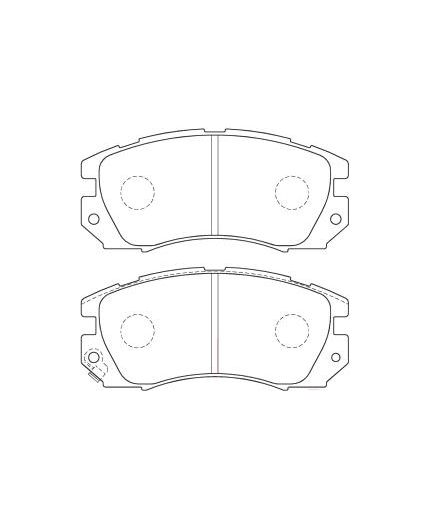 Akebono Колодки дисковые передние