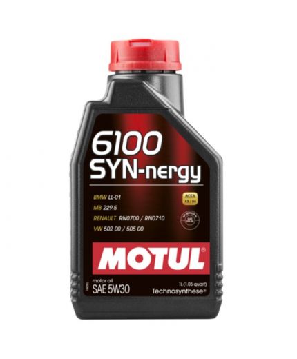 Моторное масло MOTUL 6100 SYN-NERGY 5W-30 1л (замена 106521)