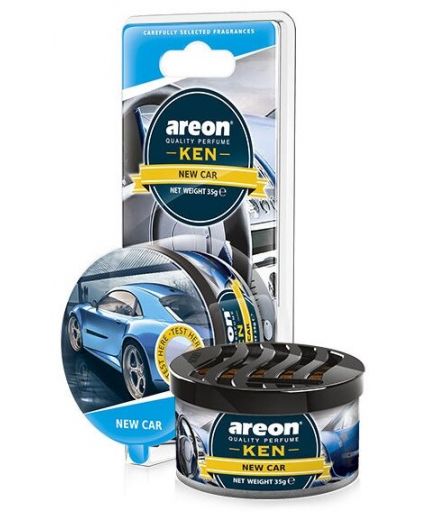 AREON Ароматизатор воздуха Areon Ken Blister New Car