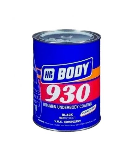 BODY 930 Антикоррозийное покрытие на основе битума и каучука 1кг