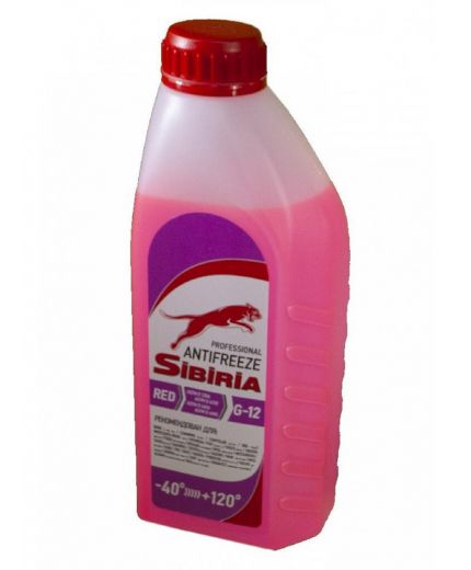 Антифриз SIBIRIA G-12 1кг 0,9л