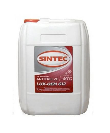 Антифриз SINTEC Lux красный G12 10кг