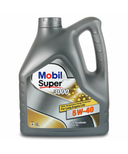 Моторное масло MOBIL Super 3000 X1 5W-40 4л