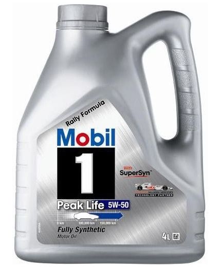 Моторное масло MOBIL Peak Life 5W-50 4л