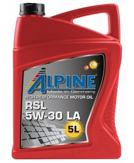 Моторное масло ALPINE RSL 5W-30 LA 5л