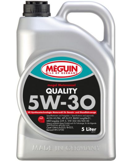 Моторное масло MEGUIN Megol Quality 5W-30 5л