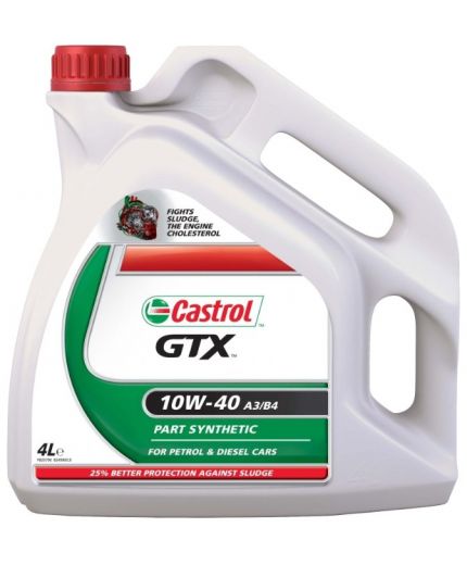 Моторное масло CASTROL GTX 10W-40 A3/B3 4л