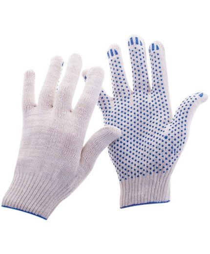Русский мастер Перчатки х/б с ПВХ, 5 нитей Фото 2