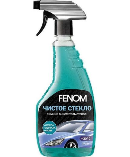 FENOM Очиститель стекол зимний "Чистое стекло" 500 мл Фото 2