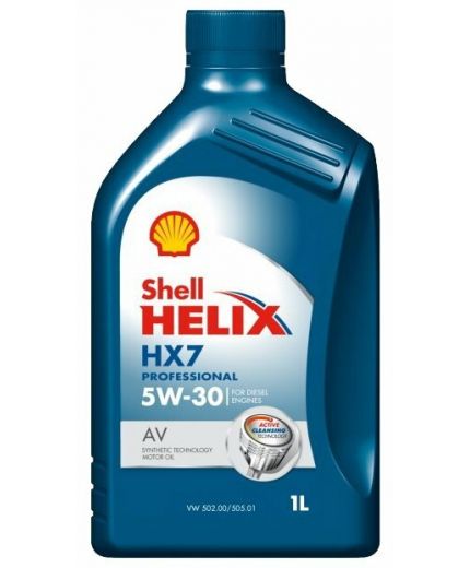Моторное масло SHELL Helix HX7 Professional AV 5W-30 1л