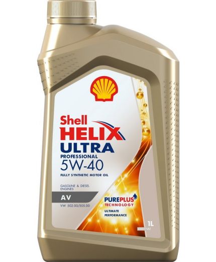Моторное масло SHELL Helix Ultra Professional AV 5W-40 1л
