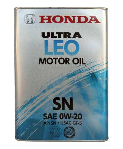 Моторное масло HONDA SN 0W-20 ULTRA LEO 4л