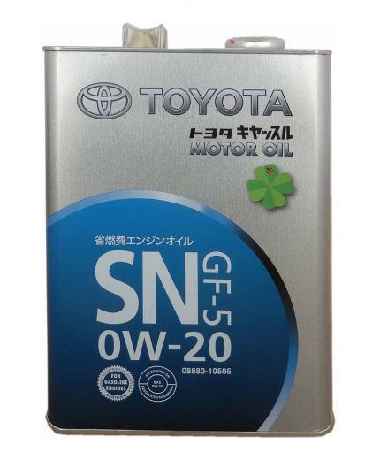 Моторное масло TOYOTA SN/CF-5 0W-20 CASTLE MOTOR OIL 4л