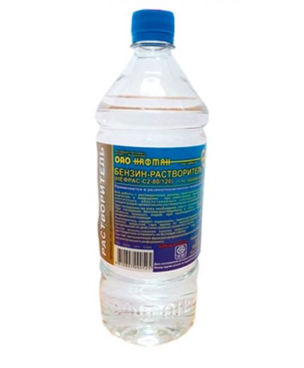 НАФТАН Бензин-растворитель (нефрас - С2-80/120) 0,9л