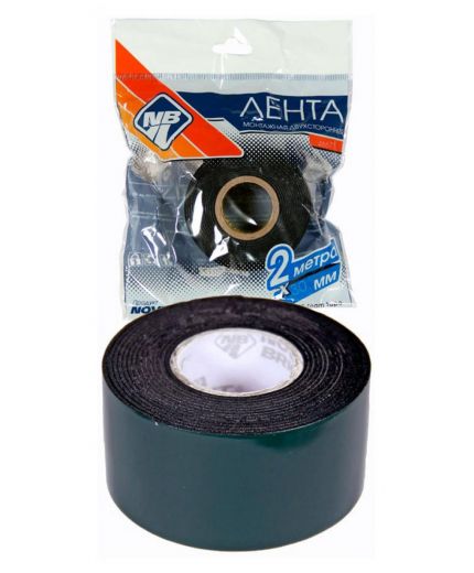 NOVA Скотч 2-х сторонний 30 мм х 2м "NB" зеленый