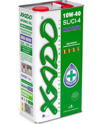 Моторное масло XADO Atomik Oil 10W-40 SL/CI-4 5л